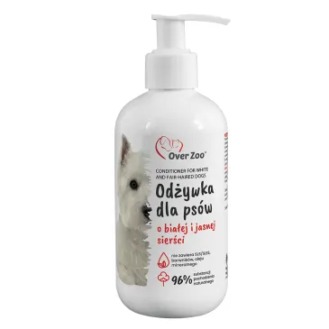 OVER ZOO Odżywka Dla Psa Do Białej I Jasnej Sierści 240ml