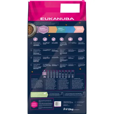 Eukanuba Puppy&Junior Small/Medium Lamb&Rice 12kg