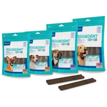 Virbac Veggiedent Fresh Gryzak M (10-30kg) 15sztuk