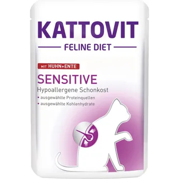Kattovit Sensitive Kurczak Z Kaczką 85g