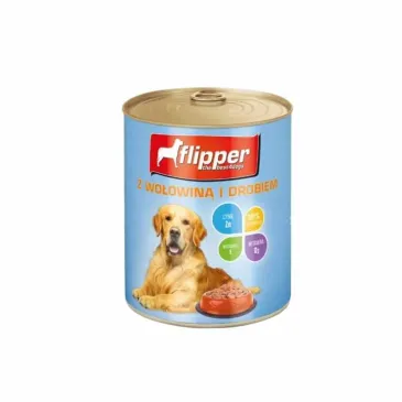 Dolina Noteci Flipper Z Wołowiną I Drobiem 800g