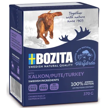 BOZITA Dog Indyk W Galarecie 370g