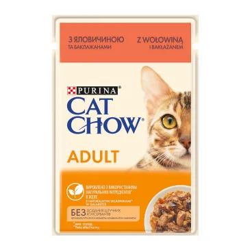 Purina Cat Chow Adult Wołowina Z Bakłażanem 85g