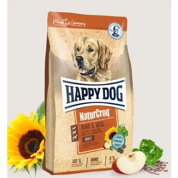 Happy Dog NaturCroq Rind&Rice 15kg
