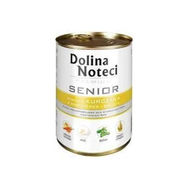 Dolina Noteci Premium Senior Kurczak Z Marchewką I Bazylią 400g
