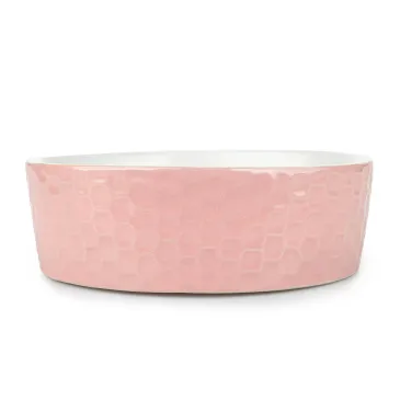 Miska ceramiczna 18cm różowa