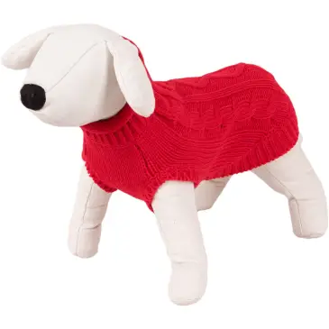 Sweterek dla psa Happet 510M czerwony M-30cm