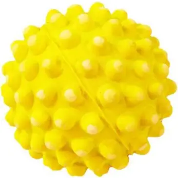 Zabawka piłka wypustki Happet 72m żółta