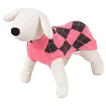 Sweterek dla psa Happet 460M romby róż M-25cm