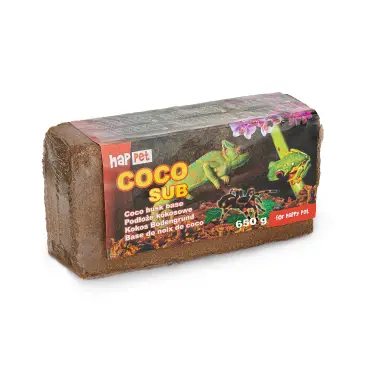 Podłoże kokosowe do terrarium brykiet 650g Happet