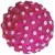 Zabawka piłka wypustki Happet 72mm różowa