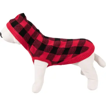 Sweterek dla psa Happet 420L z kapturem L-35cm