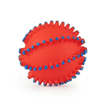 Z826 piłka kolce czerwona 10,5 cm