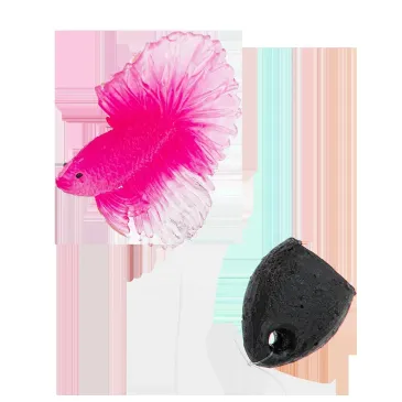 Ozdoba bojownik Happet 015D różowy 5 cm