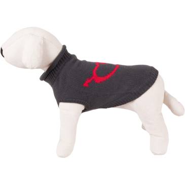 Sweterek dla psa Happet 44XL grafit XL-40cm