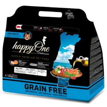 HappyOne Grain-Free Mediterraneum Small Breeds sardynka 3kg