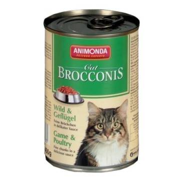 ANIMONDA Brocconis Cat puszka z dziczyzną i drobiem 400 g