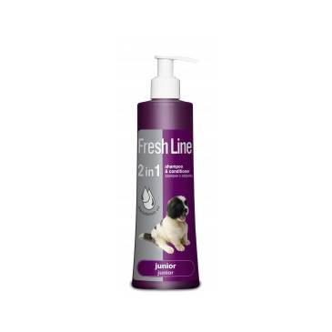 FRESH LINE szampon z odżywką dla psów juniorów 220 ml