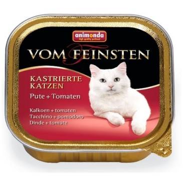ANIMONDA Vom Feinsten for Castrated Cats szalka z indykiem i pomidorem 100 g - WYCOFANE