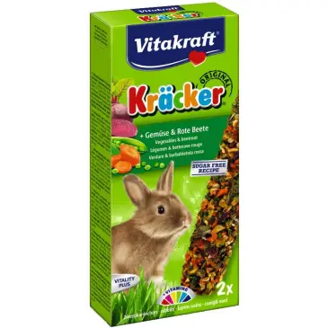 VITAKRAFT KRACKER 2szt d/królika warzywa/burak