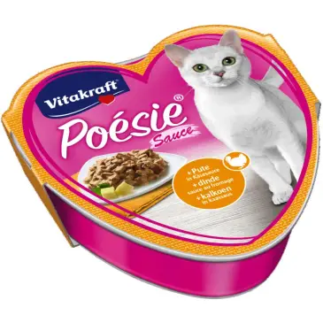 VITAKRAFT POESIE SOS indyk i ser szalka dla kota 85g