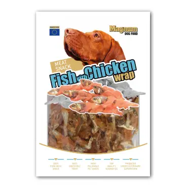 MAGNUM Fish With Chicken Wrap 80g [16566]