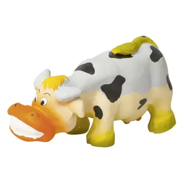 KERBL Zabawka krowa z lateksu, 17 cm [83483]