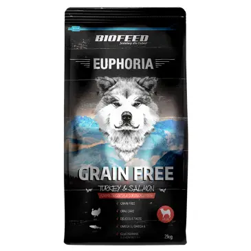 BIOFEED Euphoria Adult Dog Grain Free - Turkey & Salmon 300g