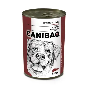 CANIBAQ Classic konserwa dla psa - wątróbka 415g