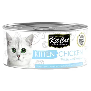 KIT CAT KITTEN CHICKEN (kurczak dla kociąt) [KC-3088] 80g