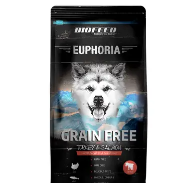 BIOFEED Euphoria Junior Dog Grain Free - Turkey & Salmon 300g