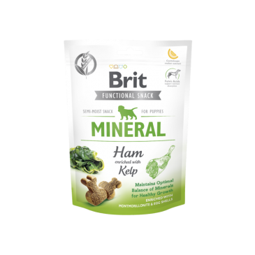BRIT CARE Puppy Functional Snack Mineral Ham & Kelp 150g