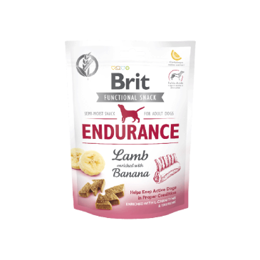 BRIT CARE Dog Functional Snack Endurance Lamb & Banana 150g
