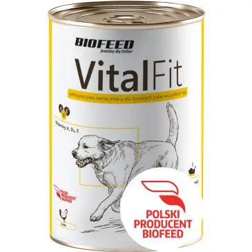 BIOFEED VitalFit - puszka dla psów z drobiem 415g