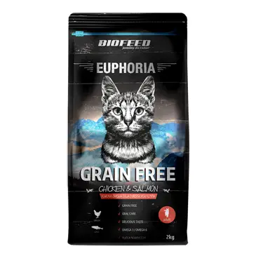 BIOFEED Euphoria ADULT CAT Grain Free Chicken & Salmon 2kg