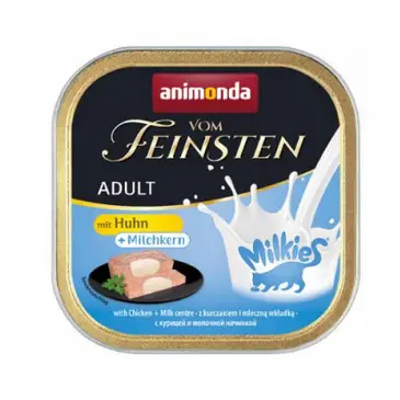 ANIMONDA Vom Feinsten Adult szalka z kurczakiem w sosie mlecznym 100g