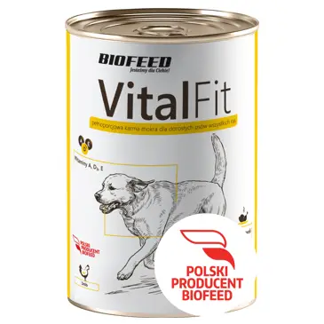 BIOFEED VitalFit - puszka dla psów z drobiem 1250g