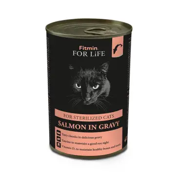 FITMIN cat tin sterilized salmon 415g