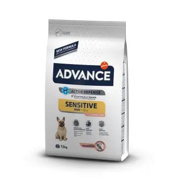 ADVANCE Mini Sensitive - sucha karma dla psów ras małych z wrażliwością pokarmową 7,5kg [923680]