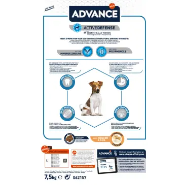 ADVANCE Mini Adult - sucha karma dla psów ras małych 7,5kg [923679]