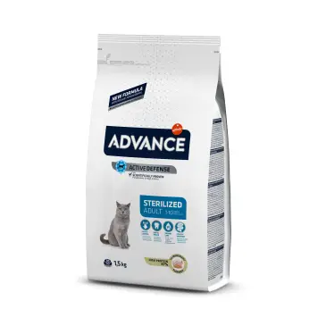 ADVANCE Sterilized Turkey - sucha karma z indykiem dla kotów sterylizowanych 1,5kg [577219]