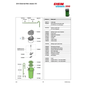 EHEIM filtr zewnętrzny classic 350 2215 plus (2215020)