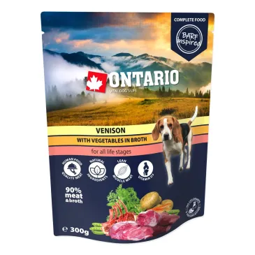 ONTARIO Saszetka Dziczyzna z warzywami w bulionie 300g (214-3383)