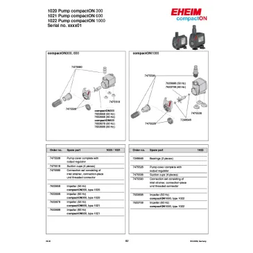 EHEIM pompa compactON 1000 ( 1022220 )