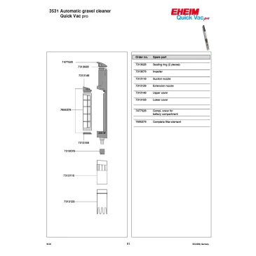 EHEIM odmulacz automatyczny Quick Vac pro 3531 (3531000)
