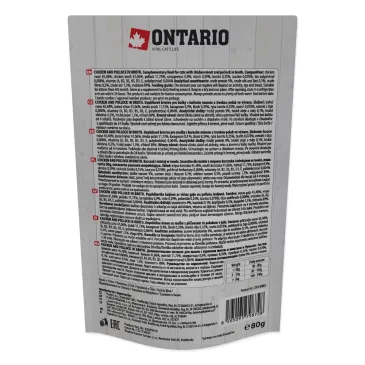 ONTARIO saszetka Kurczak i dorsz w rosole 80g (213-3032)