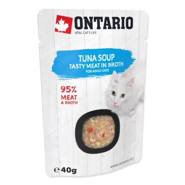 ONTARIO Cat Soup Tuna with vegetables 40g (213-3171)