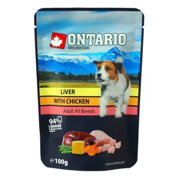 ONTARIO saszetka wątróbka z Kurczakiem w rosole 100g (214-3033)