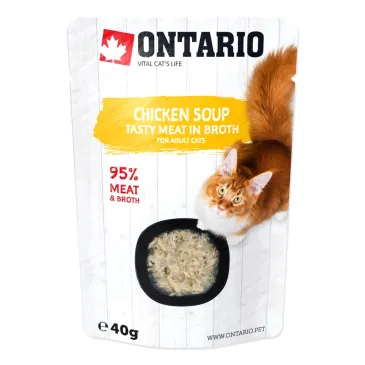 ONTARIO Cat Soup Chicken with vegetables 40g (213-3131)