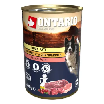 ONTARIO PATE kaczka z zurawina 400g puszka dla psa (214-21172)
